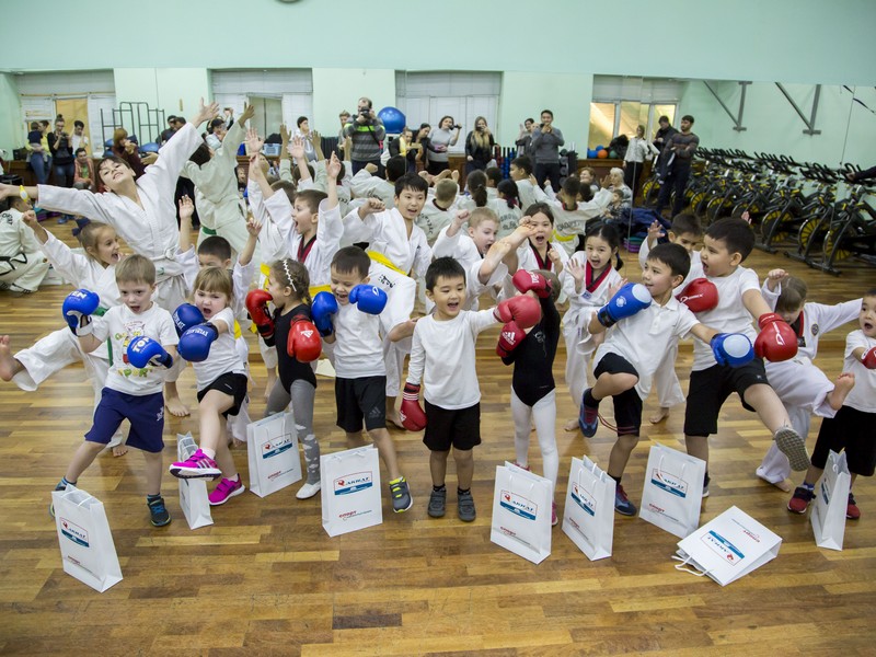 Открытый урок по таэквондо и kickboxing kids