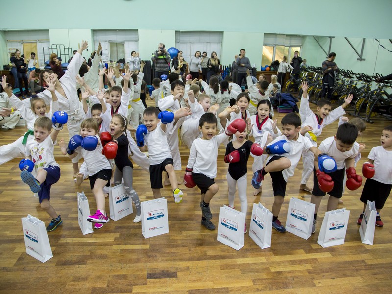 Открытый урок по таэквондо и kickboxing kids