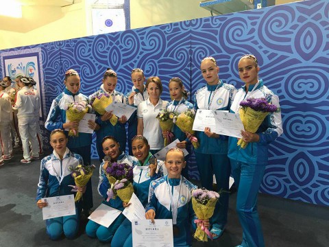 IX чемпионат Азии AASF среди возрастных групп. Синхронное плавание.
