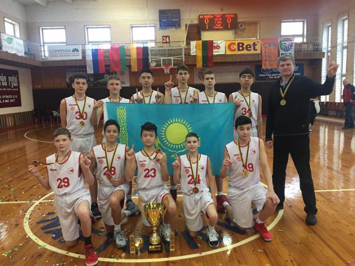 Команда «Рахат Фитнес» - победитель 2-го тура Европейской юношеской лиги U-14 по баскетболу